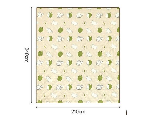 Туристический коврик Naturehike 210х240 см CNK2350WS010 Бежевий з котами (6976507661720), изображение 2 Туристический коврик Naturehike 210х240 см CNK2350WS010 Бежевий з котами (6976507661720), изображение 2
