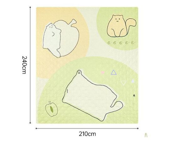 Туристический коврик Naturehike 210х240 см CNK2350WS010 Світло-салатовий (6976507661713), изображение 2 Туристический коврик Naturehike 210х240 см CNK2350WS010 Світло-салатовий (6976507661713), изображение 2