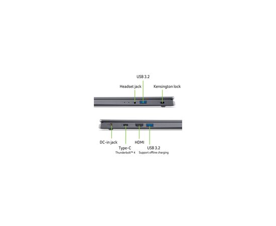 Ноутбук Acer Aspire 15 A15-51M-57Y7 (NX.JKVEU.001), изображение 6 Ноутбук Acer Aspire 15 A15-51M-57Y7 (NX.JKVEU.001), изображение 6