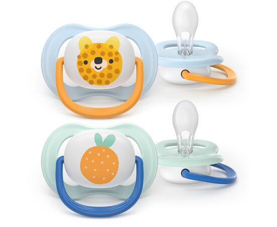 Пустышка Philips AVENT Ultra Air 0-6 місяців 2 шт жовто-блакитна (SCF080/23) Пустышка Philips AVENT Ultra Air 0-6 місяців 2 шт жовто-блакитна (SCF080/23)