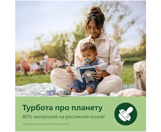 Пустышка Philips AVENT Ultra Air 6-18 місяців 2 шт синьо-жовта (SCF080/26), изображение 7 Пустышка Philips AVENT Ultra Air 6-18 місяців 2 шт синьо-жовта (SCF080/26), изображение 7
