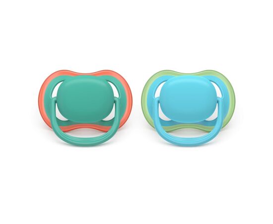 Пустышка Philips AVENT Ultra Air 6-18 місяців 2 шт (SCF087/10), изображение 2 Пустышка Philips AVENT Ultra Air 6-18 місяців 2 шт (SCF087/10), изображение 2