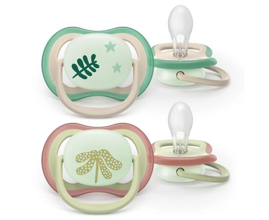 Пустышка Philips AVENT Ultra Air Нічна 6-18 місяців 2 шт (SCF376/31) Пустышка Philips AVENT Ultra Air Нічна 6-18 місяців 2 шт (SCF376/31)