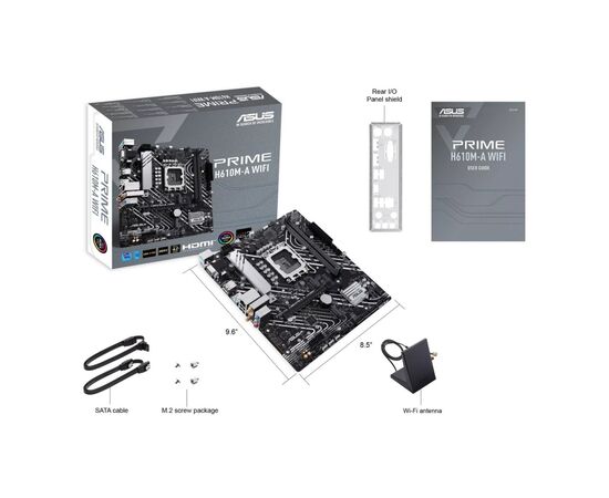 Материнская плата ASUS PRIME H610M-A WIFI, изображение 8 Материнская плата ASUS PRIME H610M-A WIFI, изображение 8