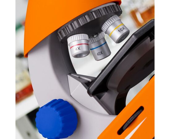 Микроскоп Bresser Junior 40x-640x Orange Base (926812), изображение 3 Микроскоп Bresser Junior 40x-640x Orange Base (926812), изображение 3