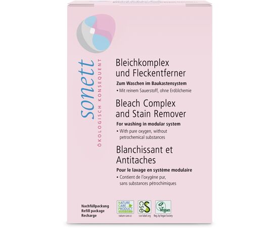 Відбілювач Sonett Органічний відбілюючий комплекс 900 г (GB1037) Відбілювач Sonett Органічний відбілюючий комплекс 900 г (GB1037)