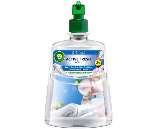 Освежитель воздуха Air Wick Active Fresh Утренняя свежесть и цветы орхидеи Сменный флакон 228 мл (5908252018314) Освежитель воздуха Air Wick Active Fresh Утренняя свежесть и цветы орхидеи Сменный флакон 228 мл (5908252018314)