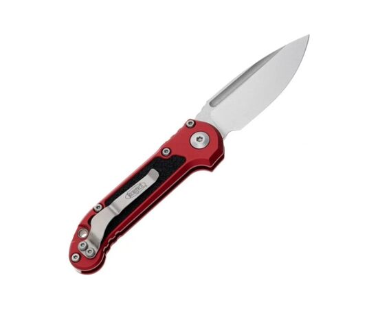 Ніж Microtech L.U.D.T S/E Gen III., stonewash клинок, червоне руків'я (1135-10RD), зображення 2 Ніж Microtech L.U.D.T S/E Gen III., stonewash клинок, червоне руків'я (1135-10RD), зображення 2
