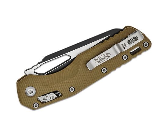 Ніж Microtech MSI SE, fluted black, G10, OD green (210-1FLGTOD), зображення 4 Ніж Microtech MSI SE, fluted black, G10, OD green (210-1FLGTOD), зображення 4