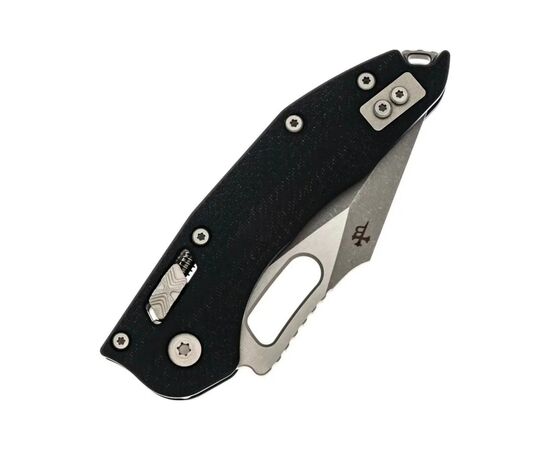 Ніж Microtech Stitch Ram-Lock, fluted, Apoc, руків'я G10 чорне (169RL-10APFLGTBK), зображення 5 Ніж Microtech Stitch Ram-Lock, fluted, Apoc, руків'я G10 чорне (169RL-10APFLGTBK), зображення 5