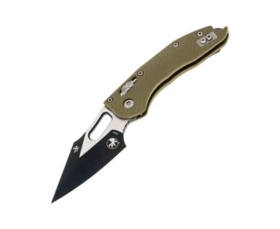 Ніж Microtech Stitch Ram-Lock, fluted, чорний клинок, руків'я G10 OD green (169RL-1FLGTOD) Ніж Microtech Stitch Ram-Lock, fluted, чорний клинок, руків'я G10 OD green (169RL-1FLGTOD)