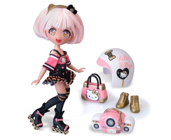 Лялька 4SF Manga Dolls Hello Kitty Золота Ролер Діва (HKTF1000), зображення 2 Лялька 4SF Manga Dolls Hello Kitty Золота Ролер Діва (HKTF1000), зображення 2