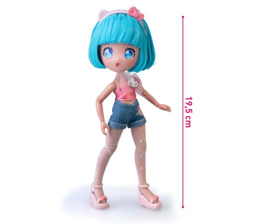 Лялька 4SF Manga Dolls Hello Kitty Красуня Пінк на скутері (HKTF3000), зображення 3 Лялька 4SF Manga Dolls Hello Kitty Красуня Пінк на скутері (HKTF3000), зображення 3