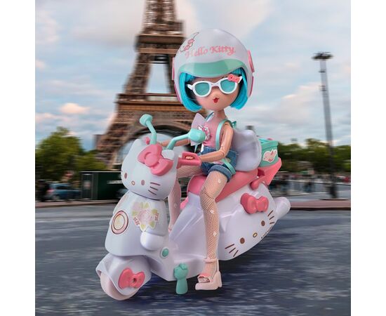 Лялька 4SF Manga Dolls Hello Kitty Красуня Пінк на скутері (HKTF3000), зображення 7 Лялька 4SF Manga Dolls Hello Kitty Красуня Пінк на скутері (HKTF3000), зображення 7