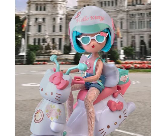 Лялька 4SF Manga Dolls Hello Kitty Красуня Пінк на скутері (HKTF3000), зображення 8 Лялька 4SF Manga Dolls Hello Kitty Красуня Пінк на скутері (HKTF3000), зображення 8