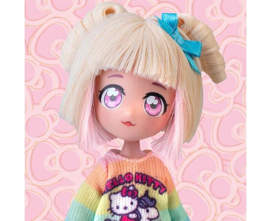 Лялька 4SF Manga Dolls Hello Kitty Стильна Цукерочка-єдиноріг (HKTF2000), зображення 5 Лялька 4SF Manga Dolls Hello Kitty Стильна Цукерочка-єдиноріг (HKTF2000), зображення 5