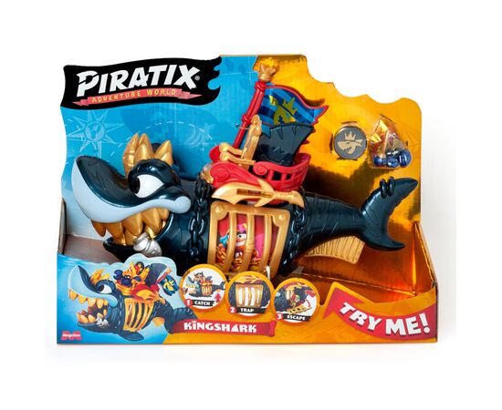 Игровой набор Piratix S Королевская черная акула (PPXSP112IN11) Игровой набор Piratix S Королевская черная акула (PPXSP112IN11)