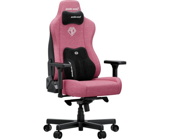 Кресло игровое Anda Seat Kaiser 3E Fabric XL Pink (AD23YC-XL-09-P-CF-P01), изображение 2 Кресло игровое Anda Seat Kaiser 3E Fabric XL Pink (AD23YC-XL-09-P-CF-P01), изображение 2