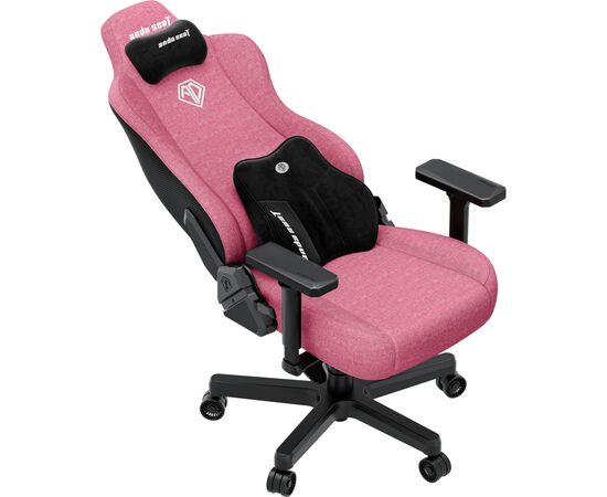 Кресло игровое Anda Seat Kaiser 3E Fabric XL Pink (AD23YC-XL-09-P-CF-P01), изображение 7 Кресло игровое Anda Seat Kaiser 3E Fabric XL Pink (AD23YC-XL-09-P-CF-P01), изображение 7