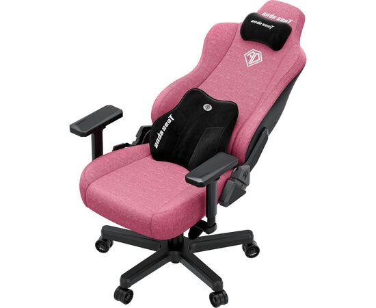 Кресло игровое Anda Seat Kaiser 3E Fabric XL Pink (AD23YC-XL-09-P-CF-P01), изображение 8 Кресло игровое Anda Seat Kaiser 3E Fabric XL Pink (AD23YC-XL-09-P-CF-P01), изображение 8