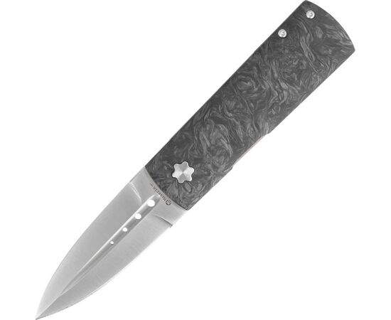 Нож Maserin Daga, Elmax, fat carbon, чорний (372/N), изображение 2 Нож Maserin Daga, Elmax, fat carbon, чорний (372/N), изображение 2