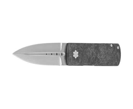 Нож Maserin Daga, Elmax, fat carbon, чорний (372/N), изображение 3 Нож Maserin Daga, Elmax, fat carbon, чорний (372/N), изображение 3