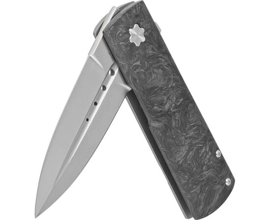 Нож Maserin Daga, Elmax, fat carbon, чорний (372/N), изображение 7 Нож Maserin Daga, Elmax, fat carbon, чорний (372/N), изображение 7