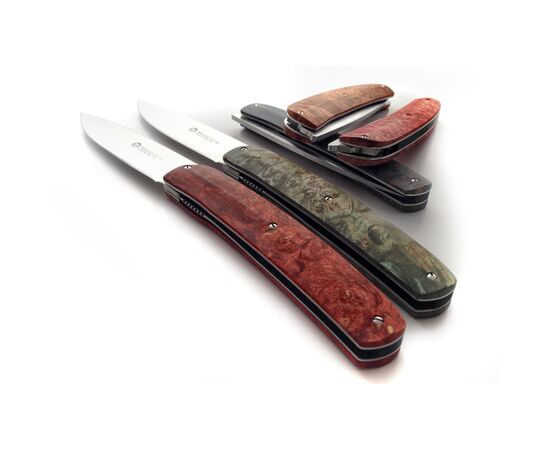 Нож Maserin Gourmet, дамаск, fat carbon, зелений (380/DV), изображение 5 Нож Maserin Gourmet, дамаск, fat carbon, зелений (380/DV), изображение 5