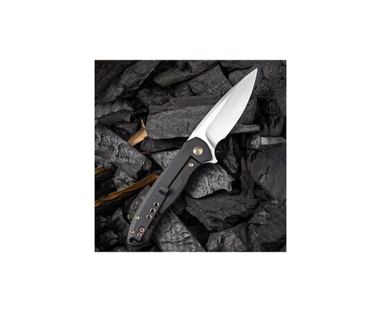Нож Maserin Summit, Magnacut, G10, чорний (490/G10N), изображение 4 Нож Maserin Summit, Magnacut, G10, чорний (490/G10N), изображение 4