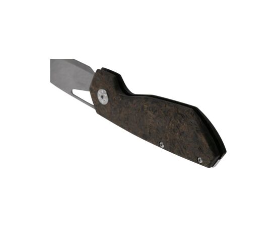 Нож Maserin W1 Tungsteno, карбід вольфрама, fat carbon, чорно-зол (373/WTG), изображение 5 Нож Maserin W1 Tungsteno, карбід вольфрама, fat carbon, чорно-зол (373/WTG), изображение 5