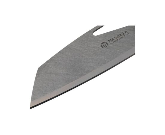 Нож Maserin W1 Tungsteno, карбід вольфрама, fat carbon, чорно-зол (373/WTG), изображение 6 Нож Maserin W1 Tungsteno, карбід вольфрама, fat carbon, чорно-зол (373/WTG), изображение 6