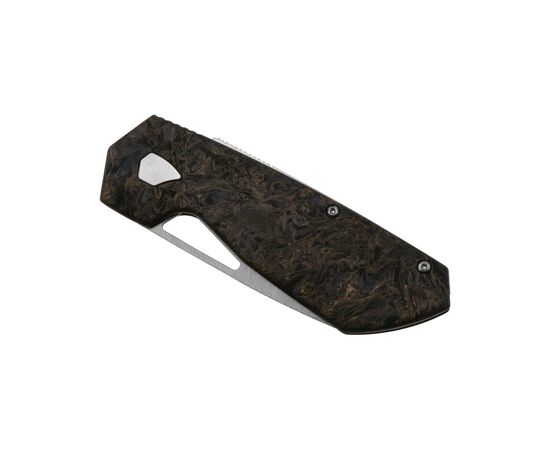 Нож Maserin W1 Tungsteno, карбід вольфрама, fat carbon, чорно-зол (373/WTG), изображение 7 Нож Maserin W1 Tungsteno, карбід вольфрама, fat carbon, чорно-зол (373/WTG), изображение 7