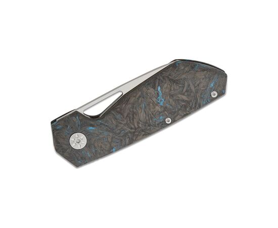 Нож Maserin W2, M390, fat carbon, синій (371/B), изображение 3 Нож Maserin W2, M390, fat carbon, синій (371/B), изображение 3