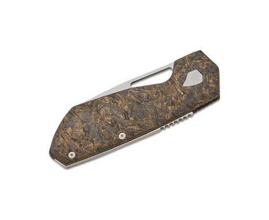 Нож Maserin W2, M390, fat carbon, чорно-золотистий (371/G), изображение 4 Нож Maserin W2, M390, fat carbon, чорно-золотистий (371/G), изображение 4