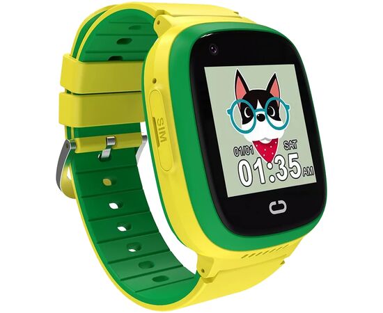 Смарт-часы Canyon Sunny KW-48 Video 4G GPS Games Music Yellow/Green (CNE-KW48YG), изображение 3 Смарт-часы Canyon Sunny KW-48 Video 4G GPS Games Music Yellow/Green (CNE-KW48YG), изображение 3