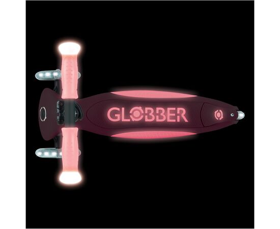 Самокат Globber Elite колеса з підсвіткою Рожевий (839-110), изображение 9 Самокат Globber Elite колеса з підсвіткою Рожевий (839-110), изображение 9