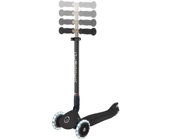 Самокат Globber Go Up Deluxe Lights 5 в 1 колеса з підсвіткою Чорний (646-720-2), изображение 5 Самокат Globber Go Up Deluxe Lights 5 в 1 колеса з підсвіткою Чорний (646-720-2), изображение 5