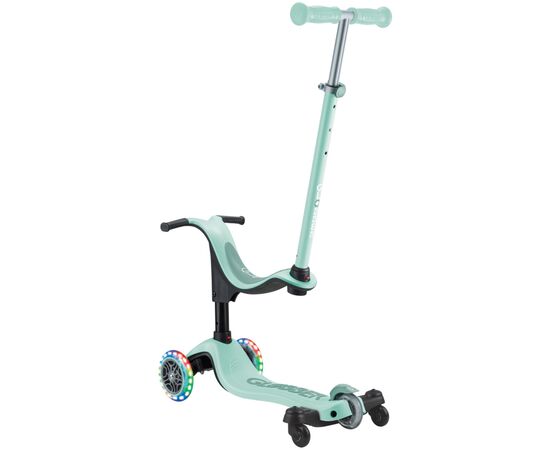 Самокат Globber Up Sporty 360 колеса з підсвіткою Мятно-фісташковий (456-706), изображение 2 Самокат Globber Up Sporty 360 колеса з підсвіткою Мятно-фісташковий (456-706), изображение 2