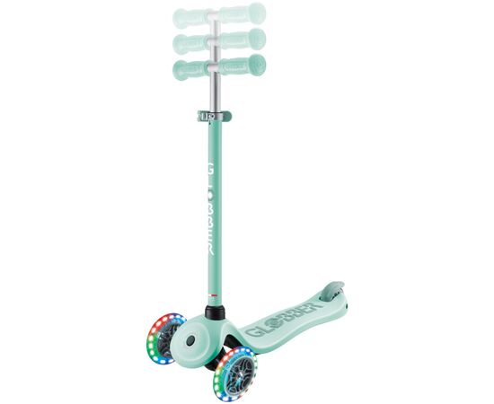 Самокат Globber Up Sporty 360 колеса з підсвіткою Мятно-фісташковий (456-706), изображение 6 Самокат Globber Up Sporty 360 колеса з підсвіткою Мятно-фісташковий (456-706), изображение 6