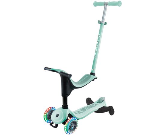 Самокат Globber Up Sporty 360 колеса з підсвіткою Мятно-фісташковий (456-706) Самокат Globber Up Sporty 360 колеса з підсвіткою Мятно-фісташковий (456-706)