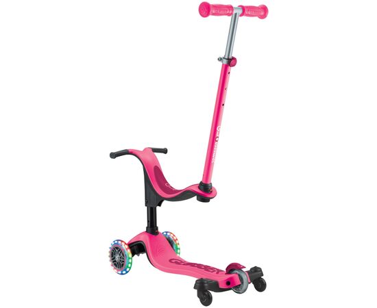 Самокат Globber Go Up Sporty 360 колеса з підсвіткою Фуксія (456-610), изображение 2 Самокат Globber Go Up Sporty 360 колеса з підсвіткою Фуксія (456-610), изображение 2
