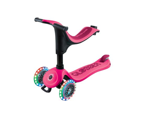 Самокат Globber Go Up Sporty 360 колеса з підсвіткою Фуксія (456-610), изображение 3 Самокат Globber Go Up Sporty 360 колеса з підсвіткою Фуксія (456-610), изображение 3