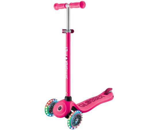 Самокат Globber Go Up Sporty 360 колеса з підсвіткою Фуксія (456-610), изображение 5 Самокат Globber Go Up Sporty 360 колеса з підсвіткою Фуксія (456-610), изображение 5