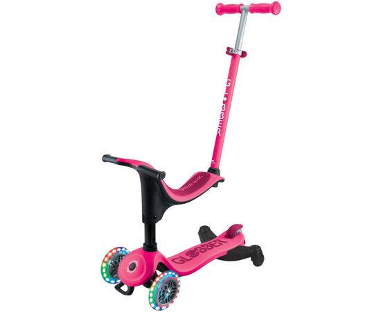 Самокат Globber Go Up Sporty 360 колеса з підсвіткою Фуксія (456-610) Самокат Globber Go Up Sporty 360 колеса з підсвіткою Фуксія (456-610)