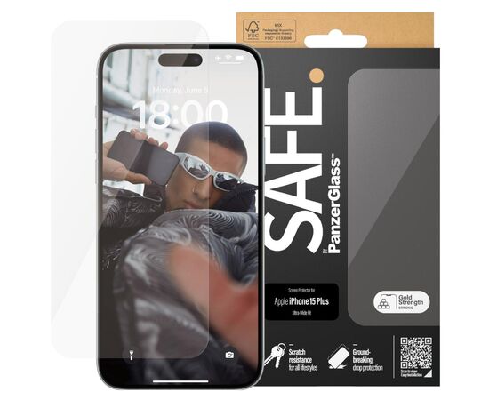 Стекло защитное PANZERGLASS iPhone 15 Plus (PG_SAFE95536) Стекло защитное PANZERGLASS iPhone 15 Plus (PG_SAFE95536)
