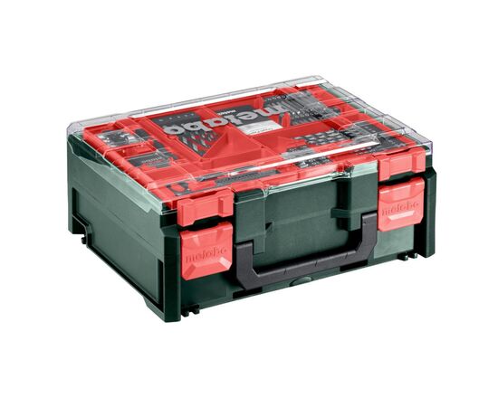 Шуруповерт Metabo BS 18 Set, 18V. 2х2Ah, 24·48Нм, 0-450·0-1600об/мин, 1.3кг (602207710), изображение 4 Шуруповерт Metabo BS 18 Set, 18V. 2х2Ah, 24·48Нм, 0-450·0-1600об/мин, 1.3кг (602207710), изображение 4