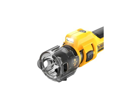 Фрезер DeWALT 18V, XR Li-Ion, 26000об/хв, цанга 3.2-6.4мм, 0.79кг (без АКБ та ЗП) (DCE555N), изображение 5 Фрезер DeWALT 18V, XR Li-Ion, 26000об/хв, цанга 3.2-6.4мм, 0.79кг (без АКБ та ЗП) (DCE555N), изображение 5