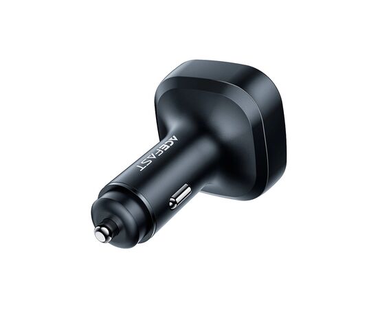 Зарядное устройство Acefast B5 Car Charger 2xUSB-C + 1xUSB-A 101W OLED smart display Metal Black (6974316281436), изображение 2 Зарядное устройство Acefast B5 Car Charger 2xUSB-C + 1xUSB-A 101W OLED smart display Metal Black (6974316281436), изображение 2
