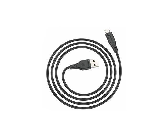 Дата кабель USB 2.0 AM to Micro 5P 1.2m 2.4A TPE C3-09 black Acefast (6974316280880), изображение 2 Дата кабель USB 2.0 AM to Micro 5P 1.2m 2.4A TPE C3-09 black Acefast (6974316280880), изображение 2