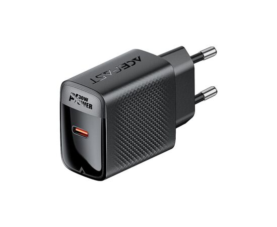 Зарядное устройство Acefast A102 USB-C PD30W GaN Black (6974316283287), изображение 3 Зарядное устройство Acefast A102 USB-C PD30W GaN Black (6974316283287), изображение 3